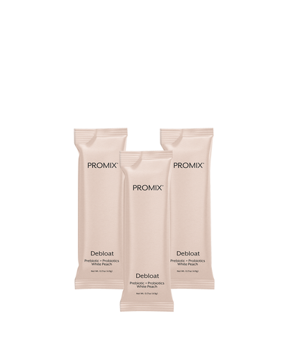 Promix Nutrition Debloat Powder for Gut Health, Reduces Bloating,30 Single Sticks