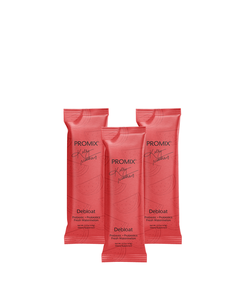 Promix Nutrition Debloat Powder for Gut Health, Reduces Bloating,30 Single Sticks