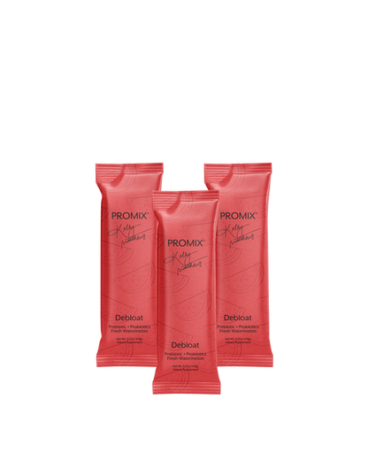 Promix Nutrition Debloat Powder for Gut Health, Reduces Bloating,30 Single Sticks